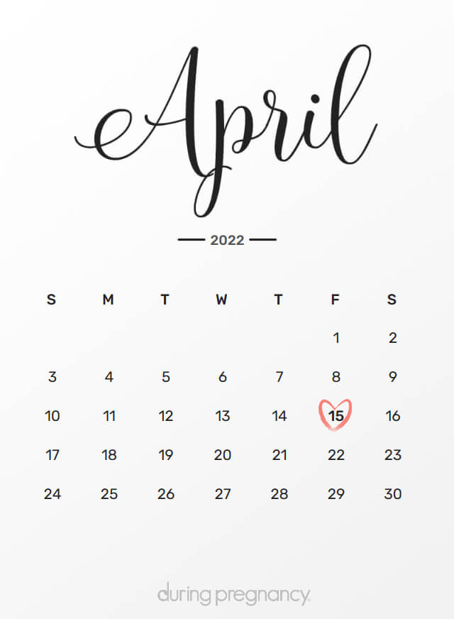 15 April April 15: