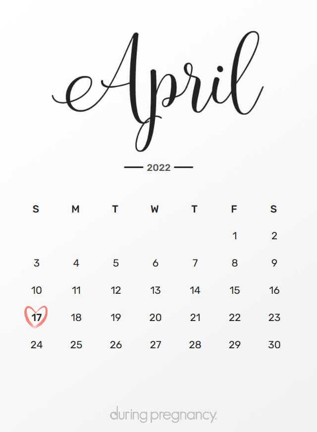April 17 2022 Calendar