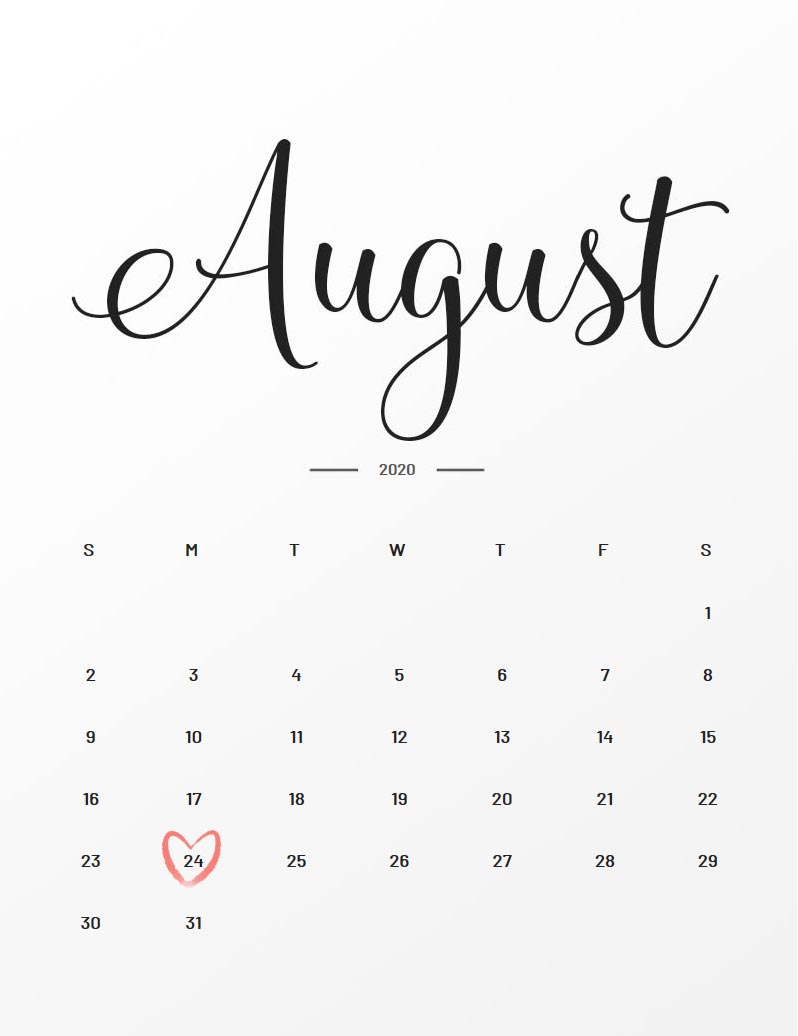 Your Due Date August 24, 2020 During Pregnancy
