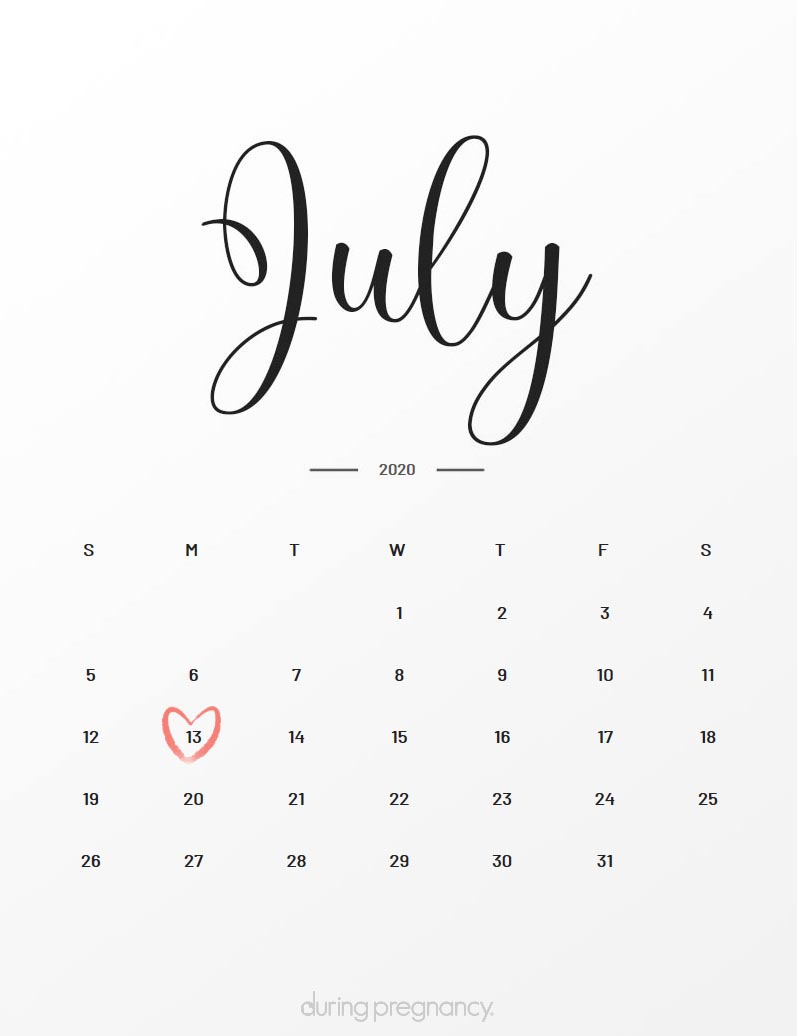 conception to due date month