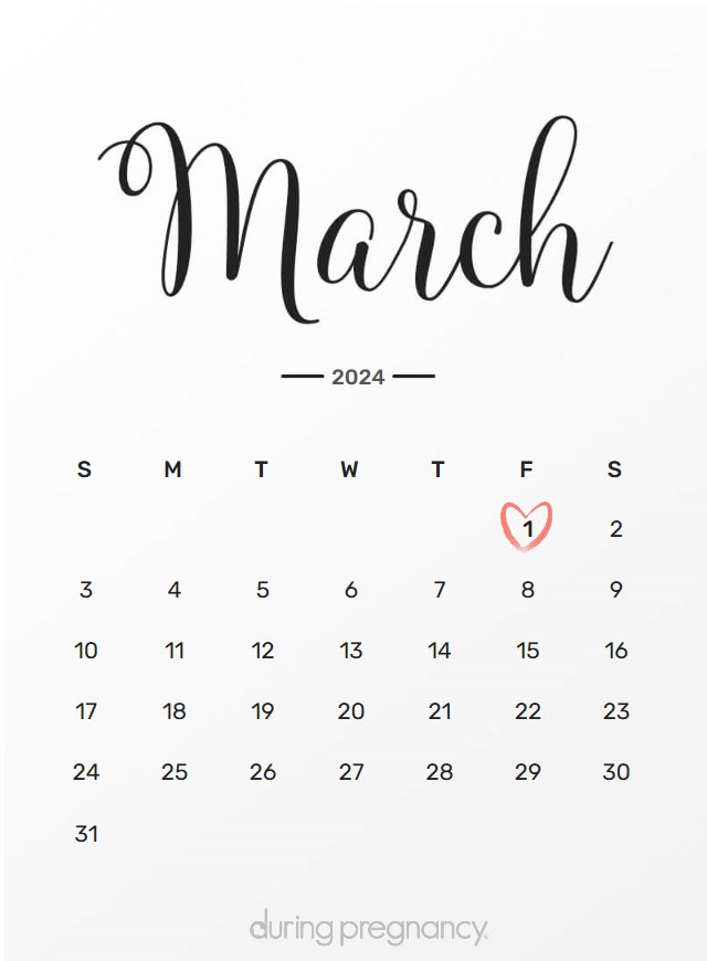 How Far Along Am I if My Due Date Is March 1, 2024
