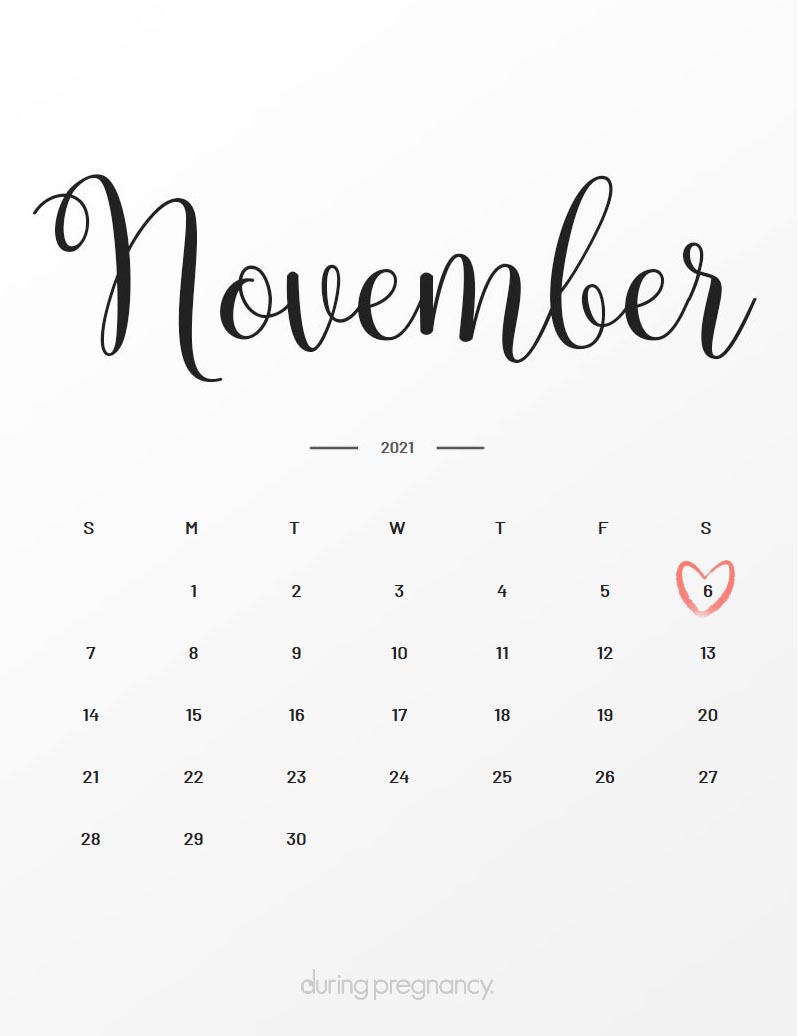 november dates