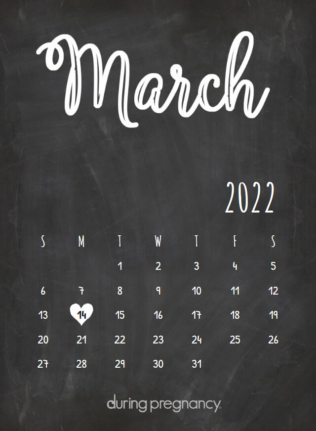 How Far Along Am I If My Due Date Is March 14, 2022
