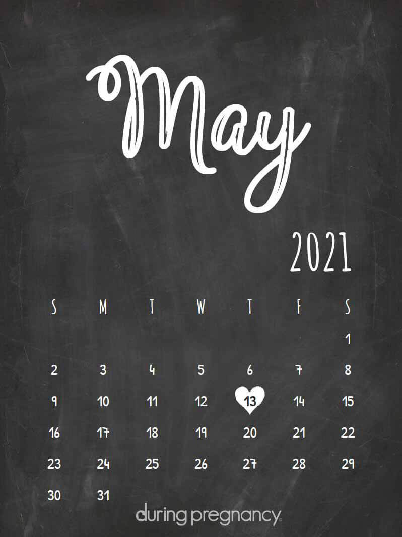 How Far Along Am I if My Due Date Is May 13, 2021