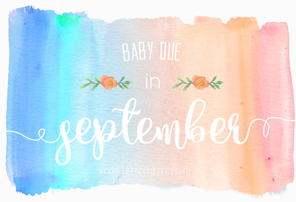 Due Date in September - Announcement Image