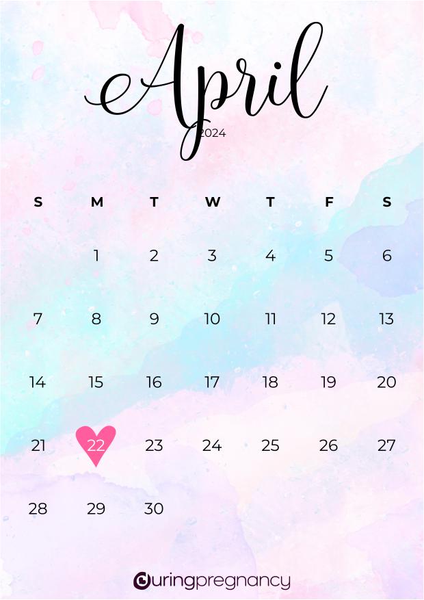 Your Due Date April 22, 2024