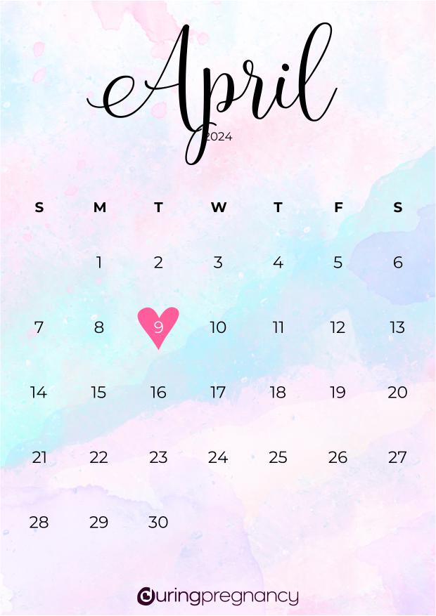 How Far Along Am I Due Date April 9, 2024