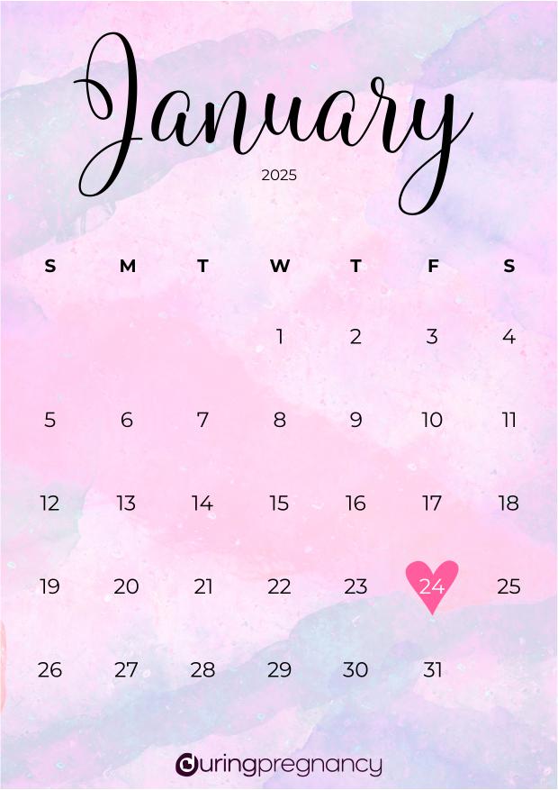 How Far Along Am I Due Date January 24, 2025