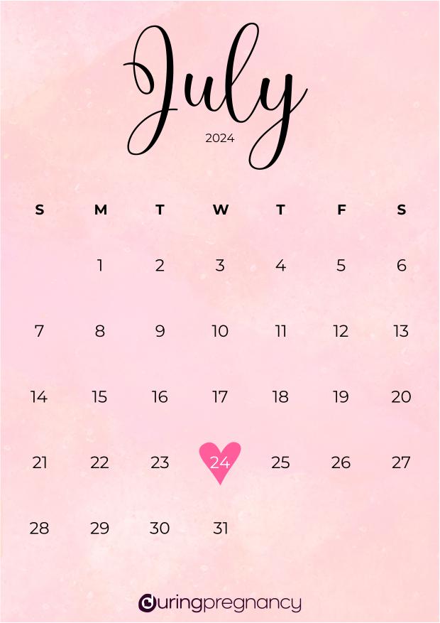How Far Along Am I Due Date July 24, 2024