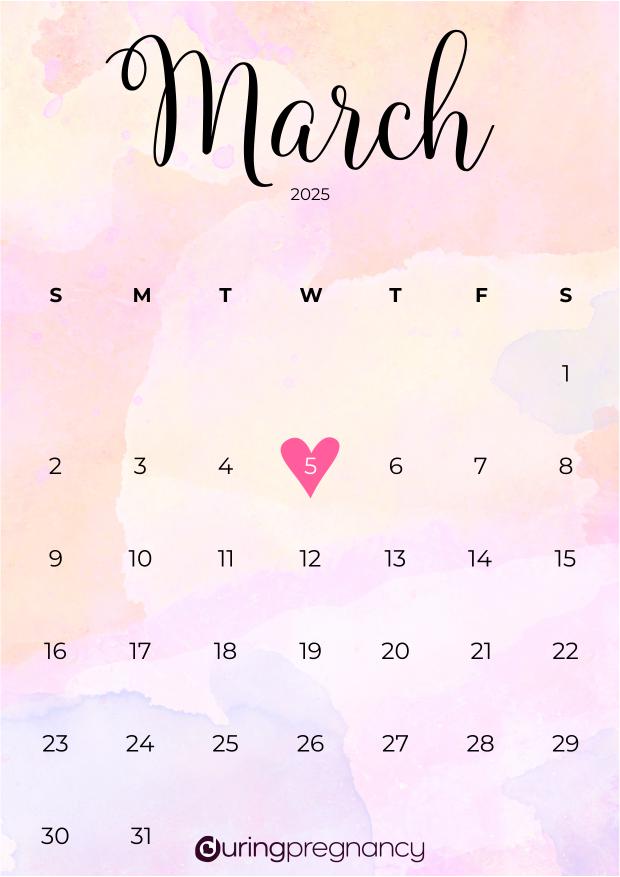 Your Due Date March 5, 2025