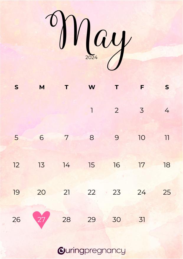 How Far Along Am I Due Date May 27, 2025