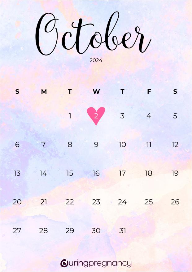 How Far Along Am I Due Date October 2, 2024