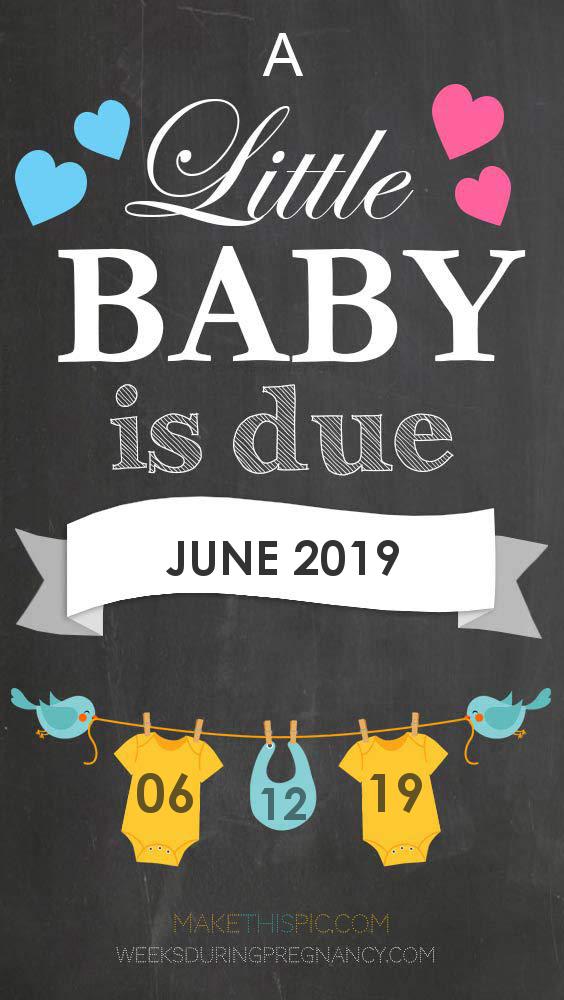 Due Date June 12 19 During Pregnancy